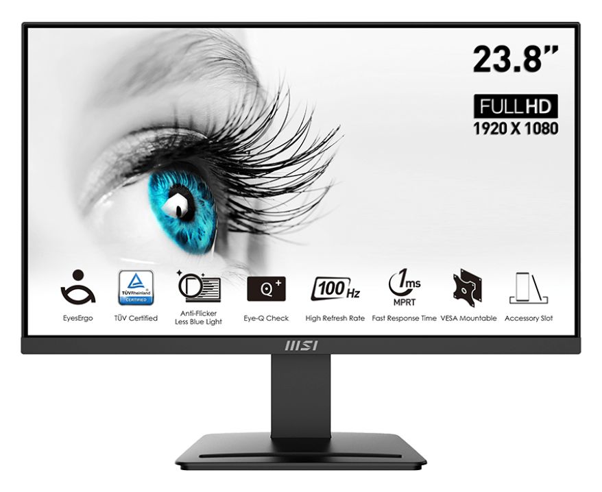 PRO MP2412DE Full HD Monitor 60,5 cm (23.8 Zoll) 16:9 1 ms 300 cd/m²  (Schwarz) 