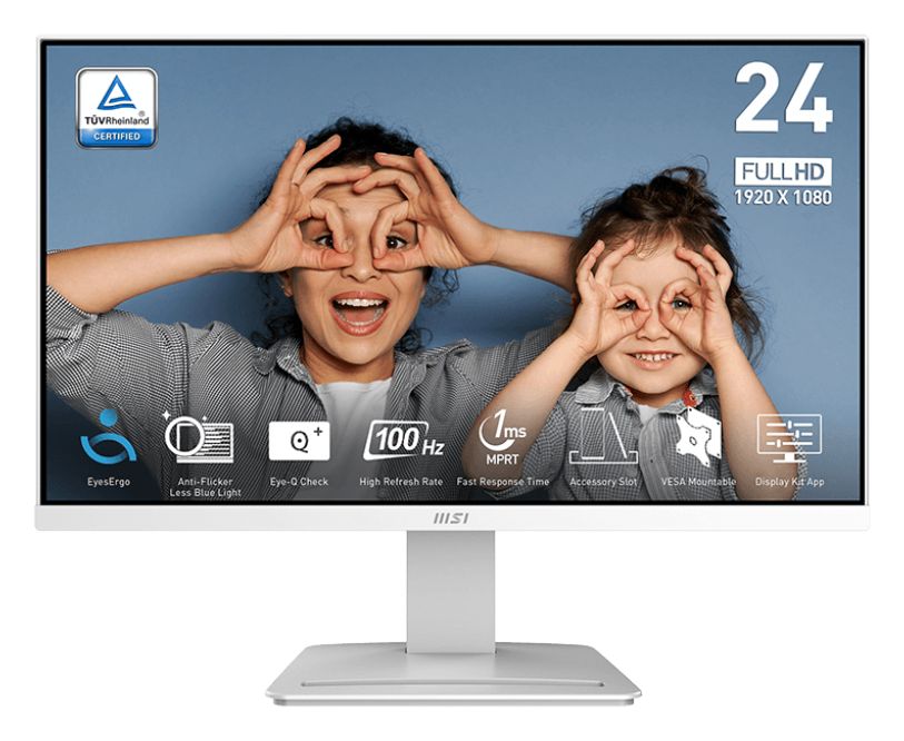 Pro MP2412WDE Full HD Monitor 60,5 cm (23.8 Zoll) 16:9 300 cd/m²  (Weiß) 