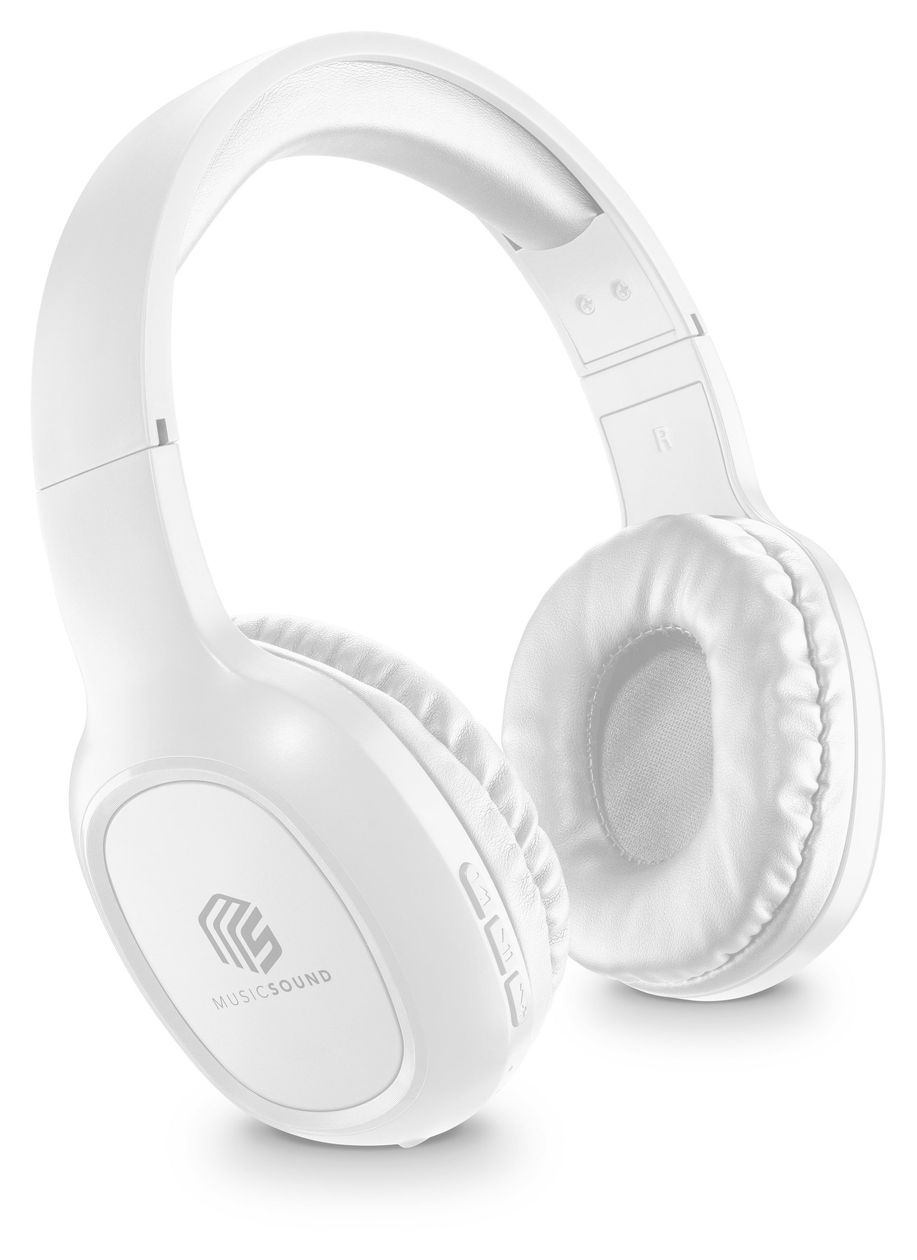 Basic Bluetooth Kopfhörer kabellos  (Weiß) 