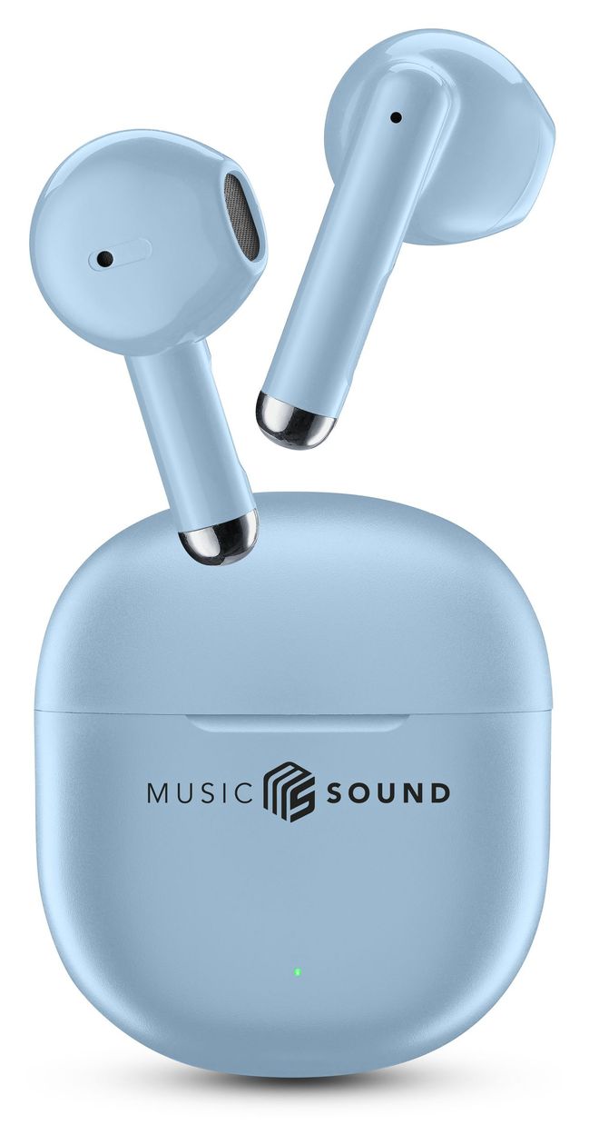 Breeze In-Ear Bluetooth Kopfhörer Kabellos TWS  (Hellblau) 