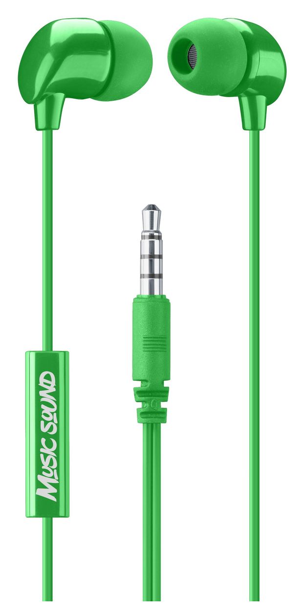 Color In-Ear Kopfhörer Kabelgebunden  (Grün) 