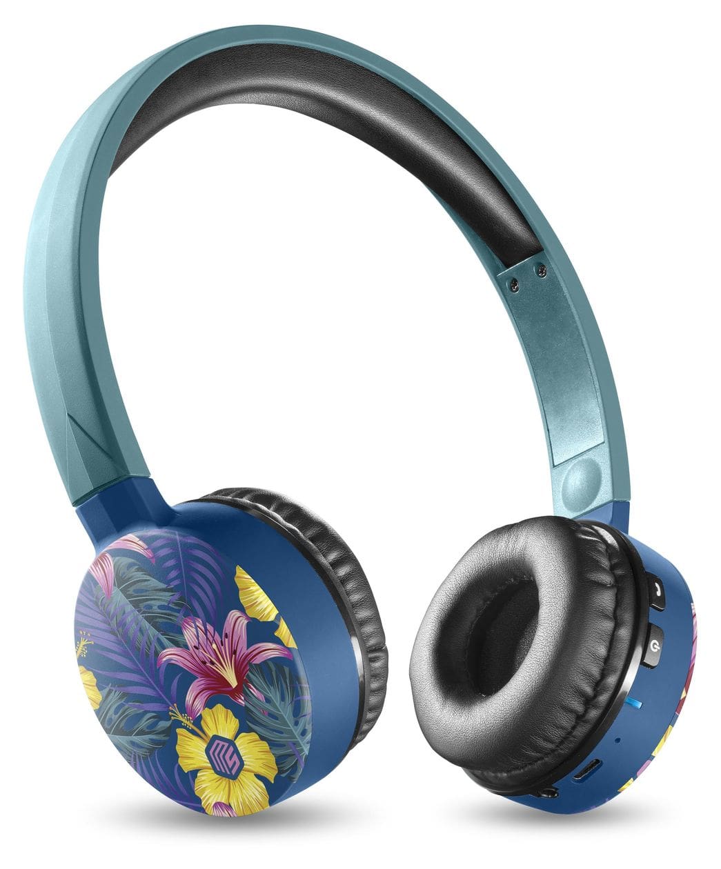 Fantasy Over Ear Bluetooth Kopfhörer kabellos 16 h Laufzeit  (Blau) 