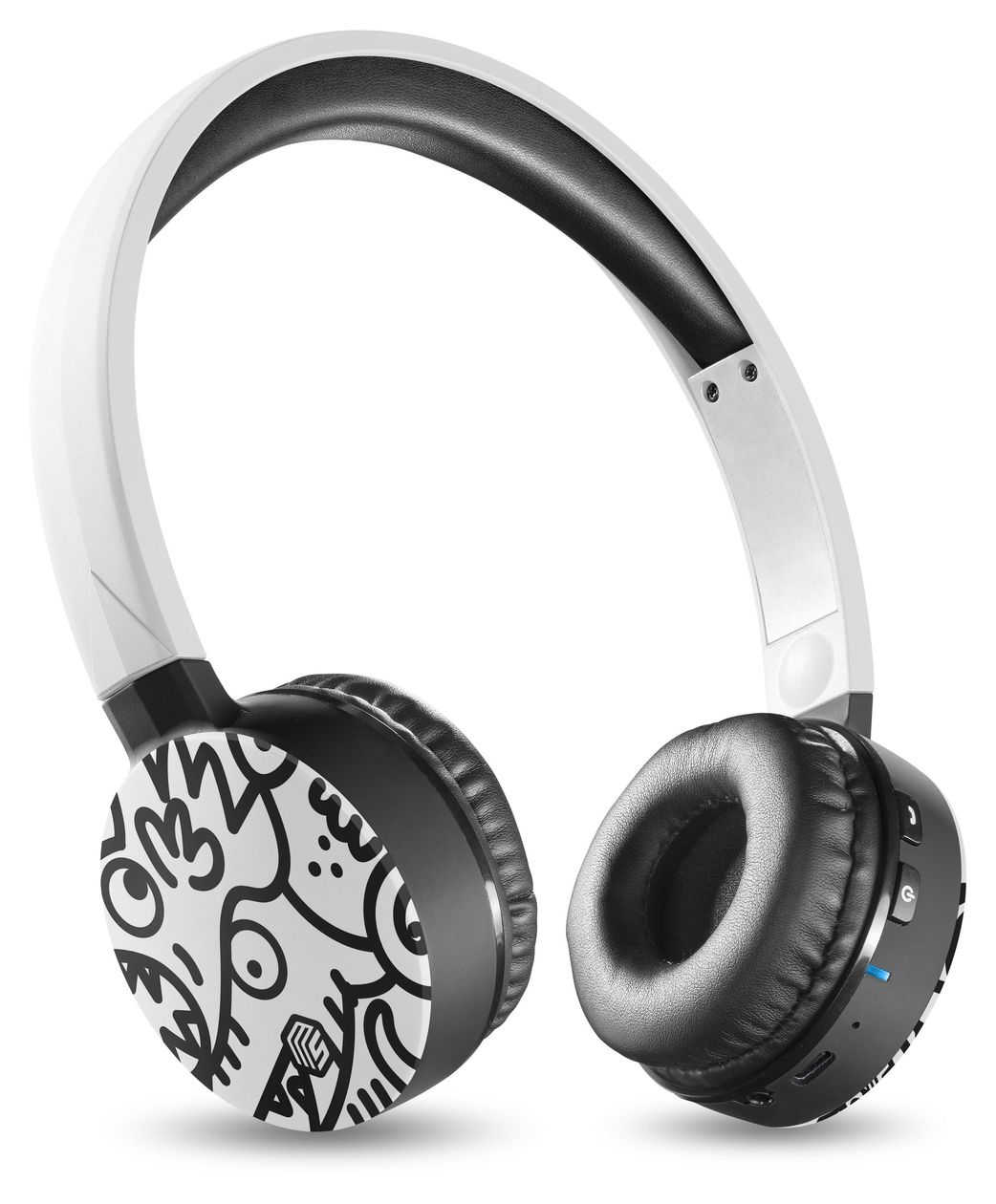 Fantasy Over Ear Bluetooth Kopfhörer kabellos 16 h Laufzeit  (Weiß) 