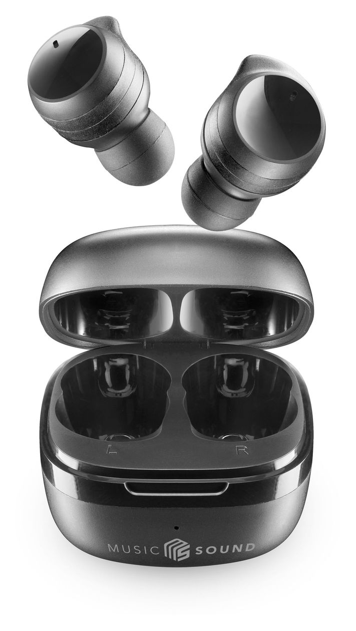 Flow In-Ear Bluetooth Kopfhörer Kabellos TWS  (Schwarz) 