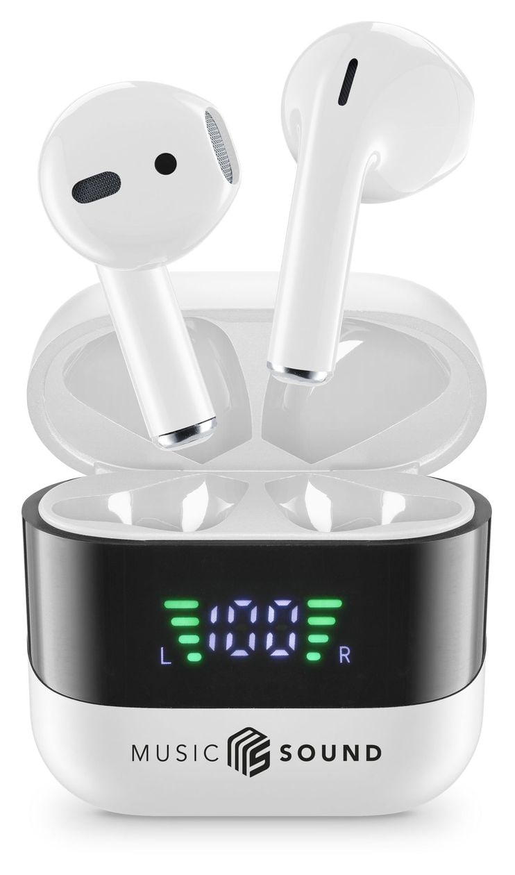 Spark In-Ear Bluetooth Kopfhörer Kabellos TWS 6 h Laufzeit  (Weiß) 