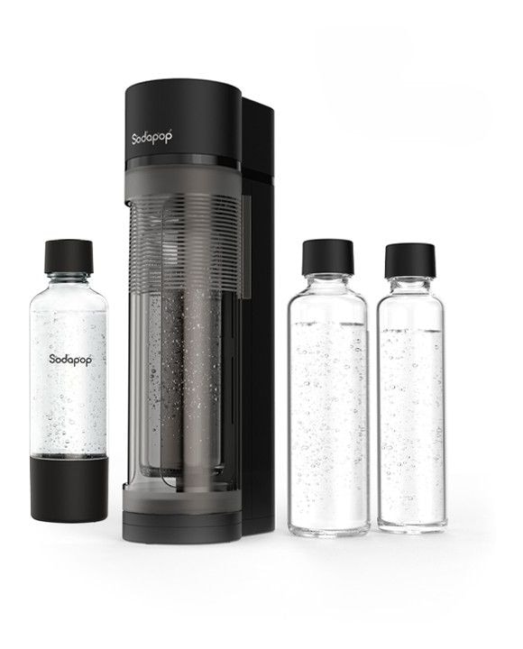 Logan Wassersprudler (Schwarz, Transparent) 