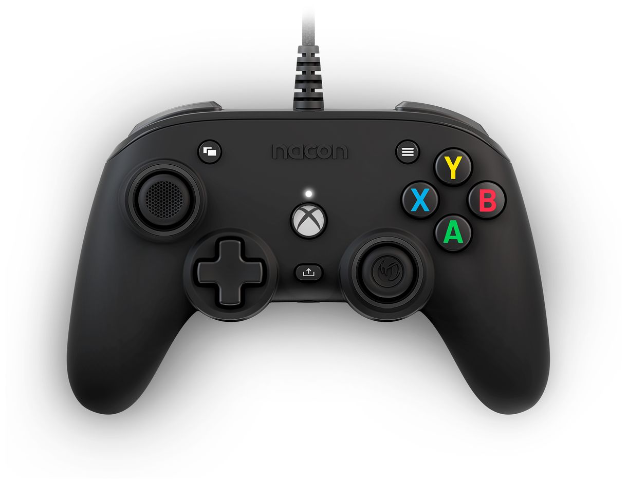 Pro Compact Controller Gamepad Xbox One, Xbox Series S, Xbox Series X Kabelgebunden (Schwarz) 