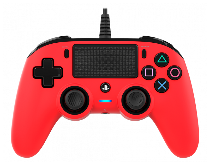 Wired Compact Controller Analog / Digital Gamepad PC, PlayStation 4 Windows/PS4 Kabelgebunden (Rot) 