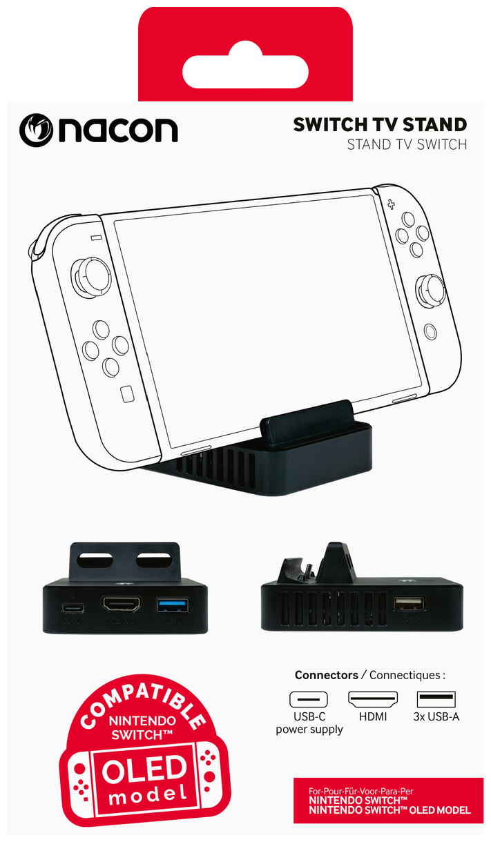 TV-Ständer für Nintendo Switch Nintendo Switch Kabelgebunden (Schwarz) 