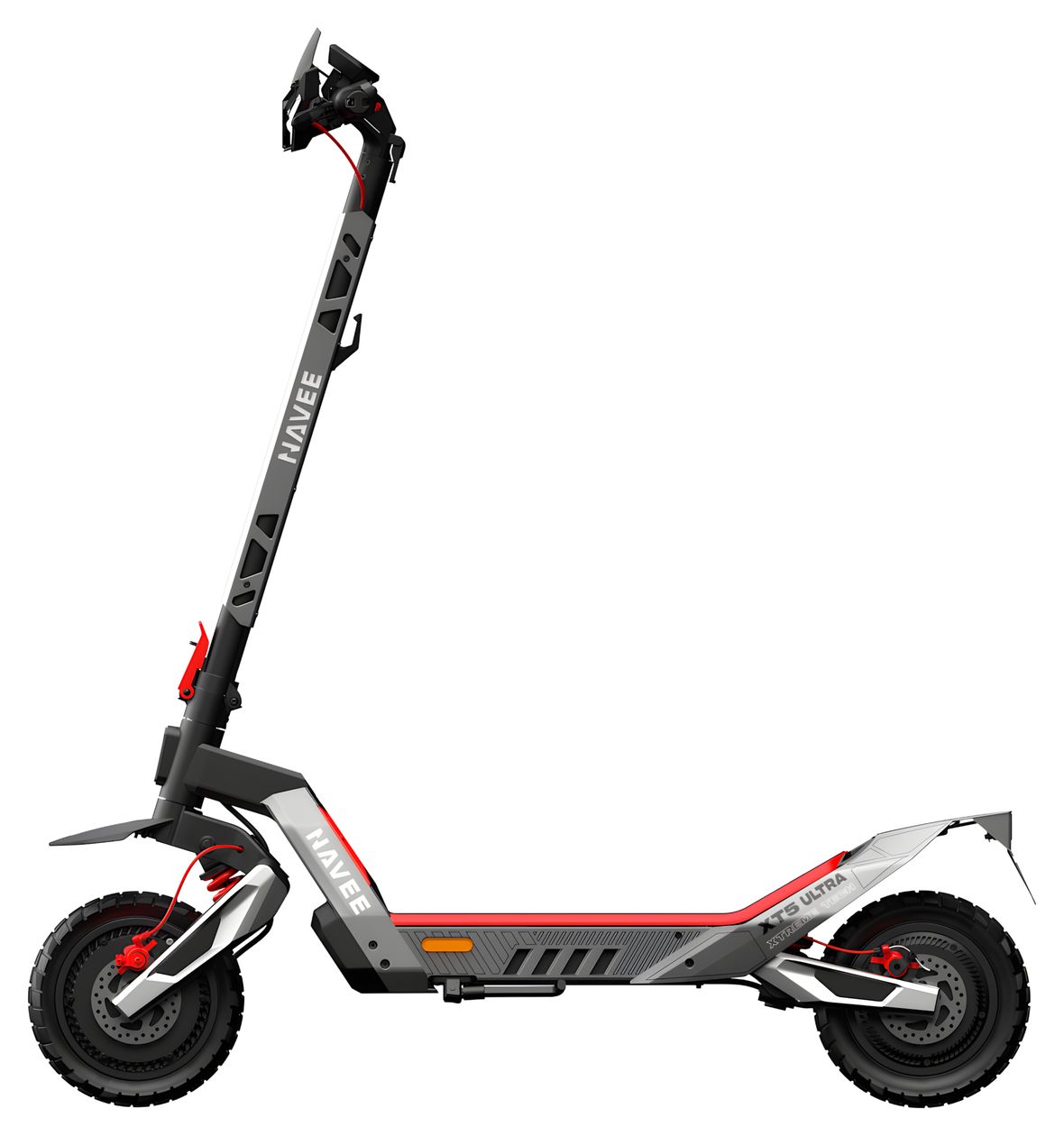 XT5 Max 700 W E-Scooter 899 Wh 110 km Reichweite 35,6 kg  (Schwarz, Grau, Rot) 
