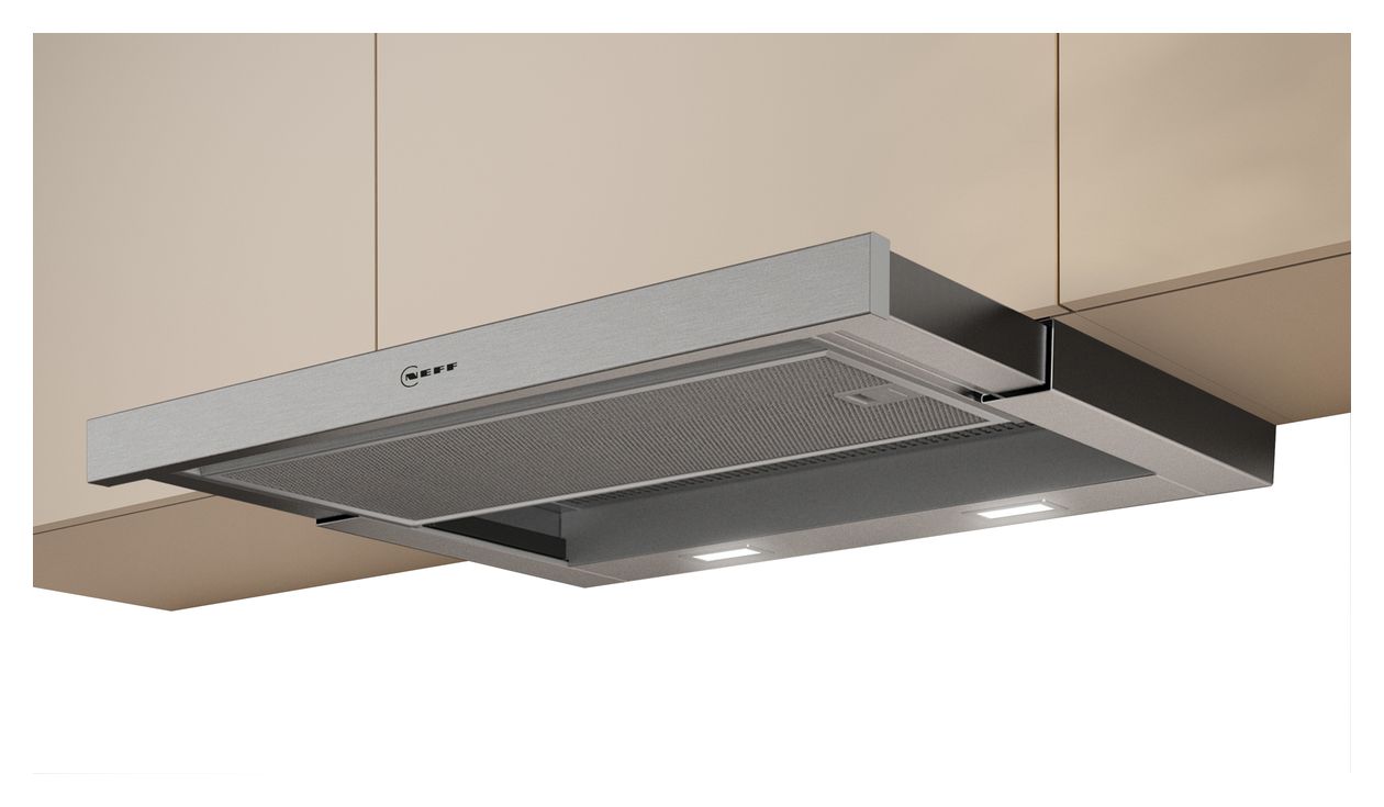 D46ML54X1 Abluft/Umluft Dunstabzugshaube/Esse Einbau 60 cm (Edelstahl) 