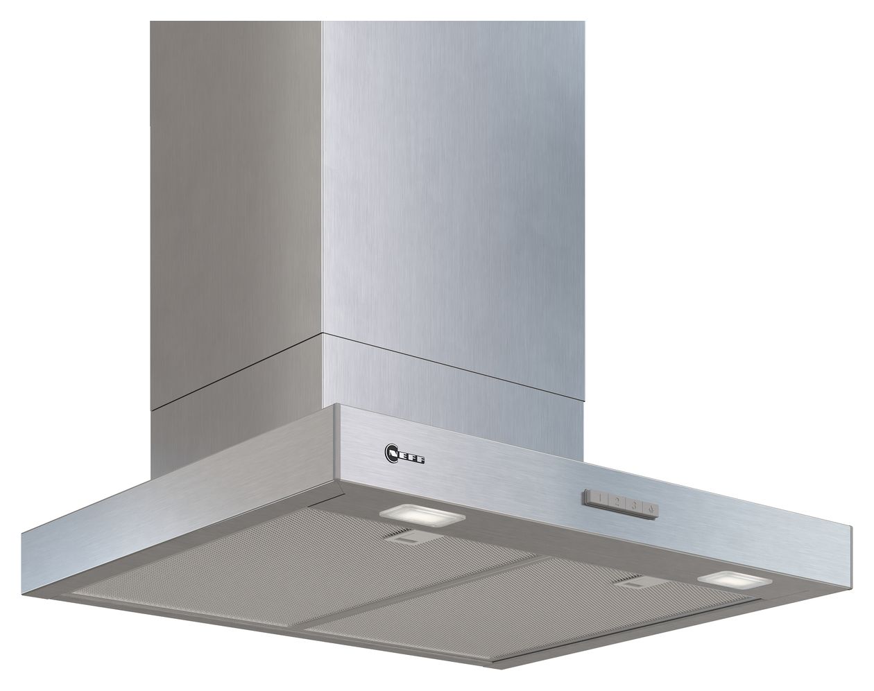 D65BCC2L0 Abluft/Umluft Dunstabzugshaube/Esse Wand 60 cm (Edelstahl) 