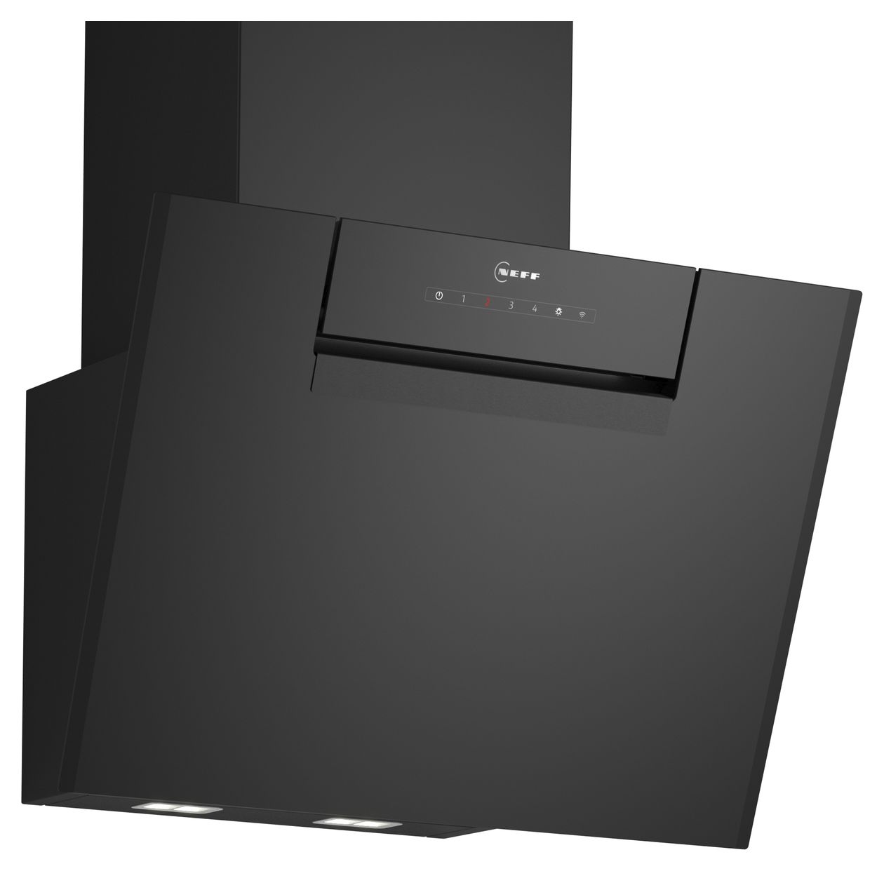 D65IFN1S0 Abluft/Umluft Dunstabzugshaube/Esse Wand 60 cm (Schwarz) 
