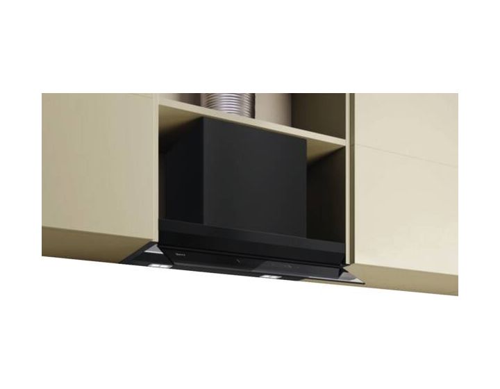 DLE67XDS (D67XDP2S0 + Z51IBJ1X6) Abluft/Umluft Dunstabzugshaube/Esse Unterbau 60 cm (Schwarz) 