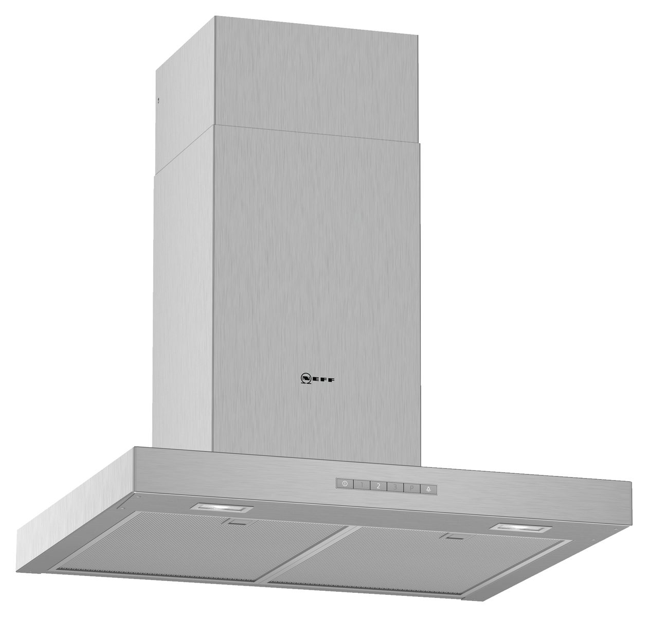 DMK64BBE1 (D64BBE1N0 + Z51DXI1X4) Abluft/Umluft Dunstabzugshaube/Esse Wand 60 cm (Edelstahl) 