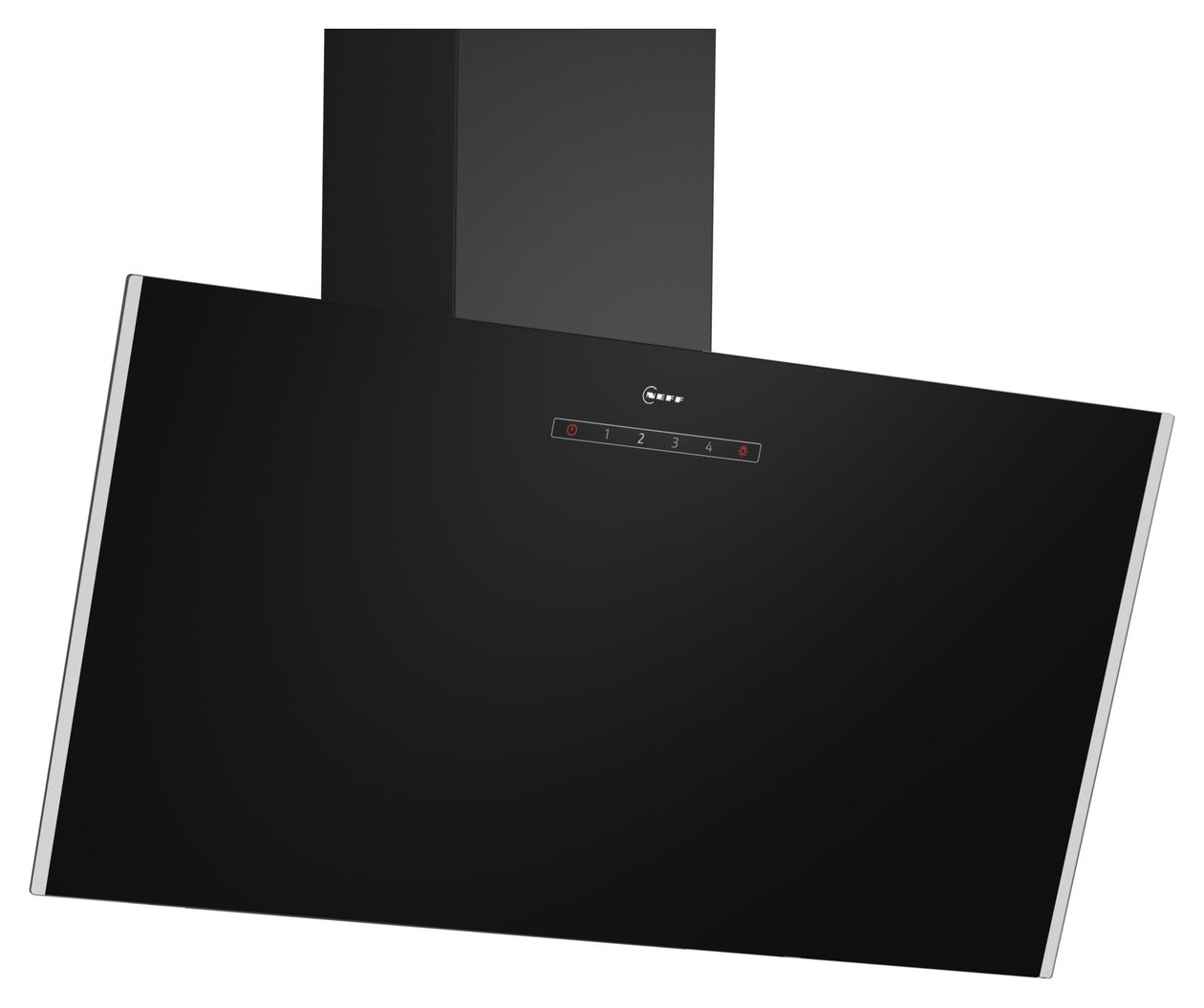 DMK83IDS (D83IDK1S0 + Z51GIU1X3) Abluft/Umluft Dunstabzugshaube/Esse Wand 80 cm (Schwarz) 