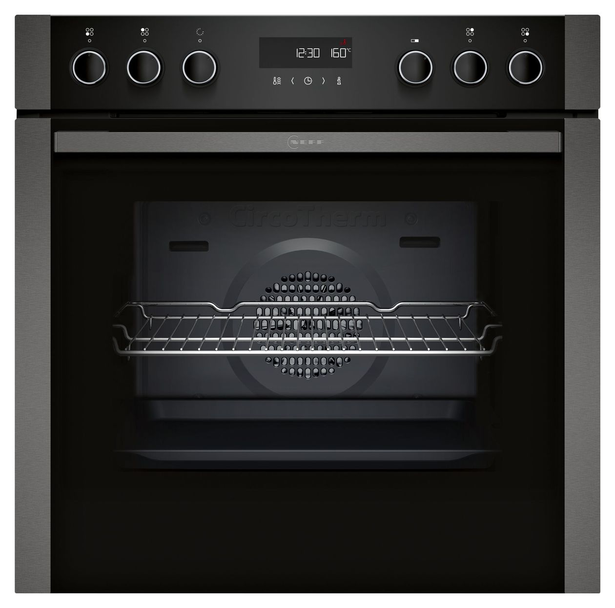 HMK320SIP (E2ACH7AG4 + M56SBF1M0 + Z1608BX0) Herdset groß AutoClean EasyClean mit 60 cm Induktions Kochfeld 