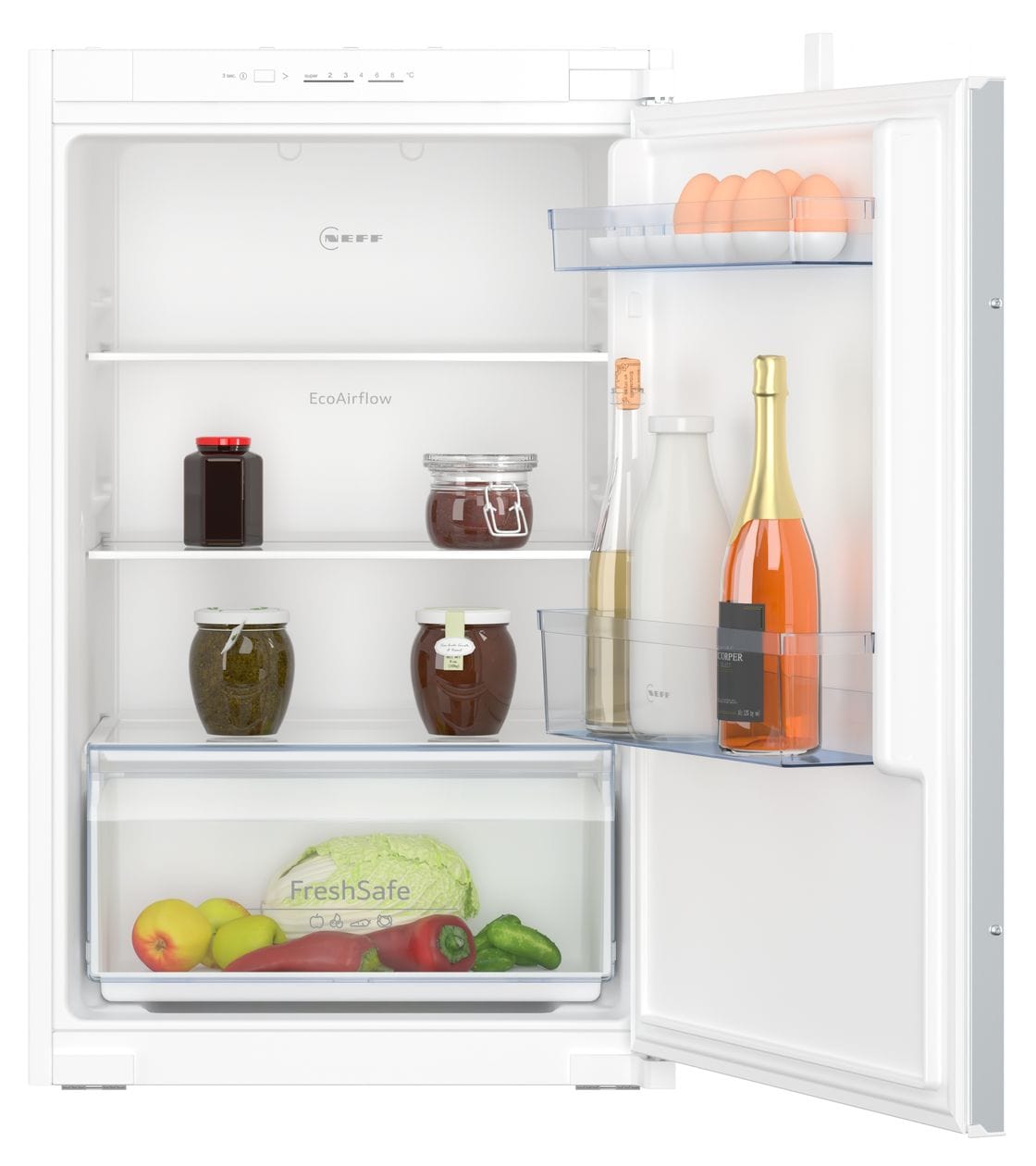 N30 KI1211SE0 Schlepptür 136 l 88 cm Einbaukühlschrank EEK: E 92 kWh Jahr 