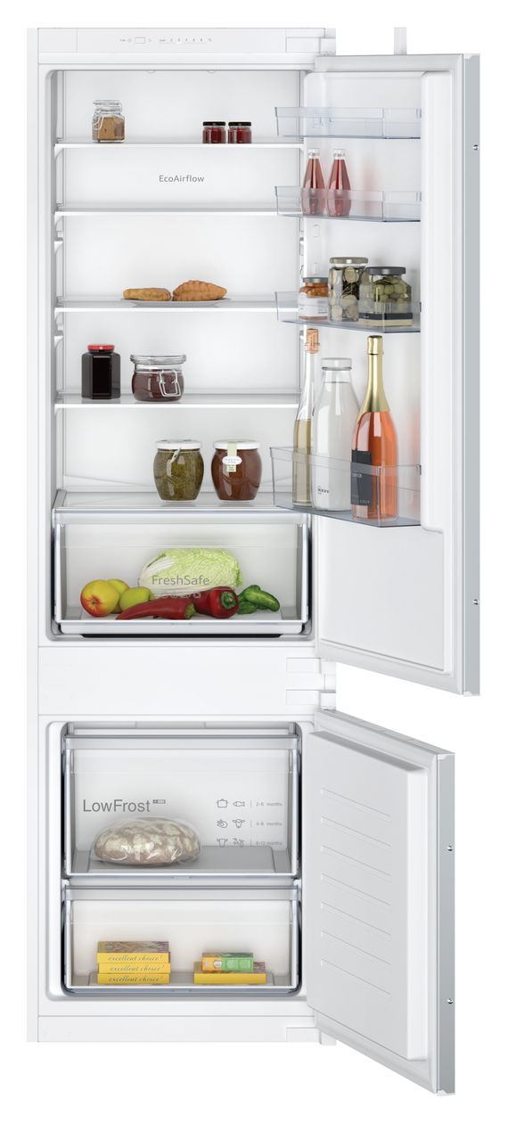 N30 KI5871SE0 Schlepptür 200 l 177,5 cm Einbaukühlschrank EEK: E 216 kWh Jahr 