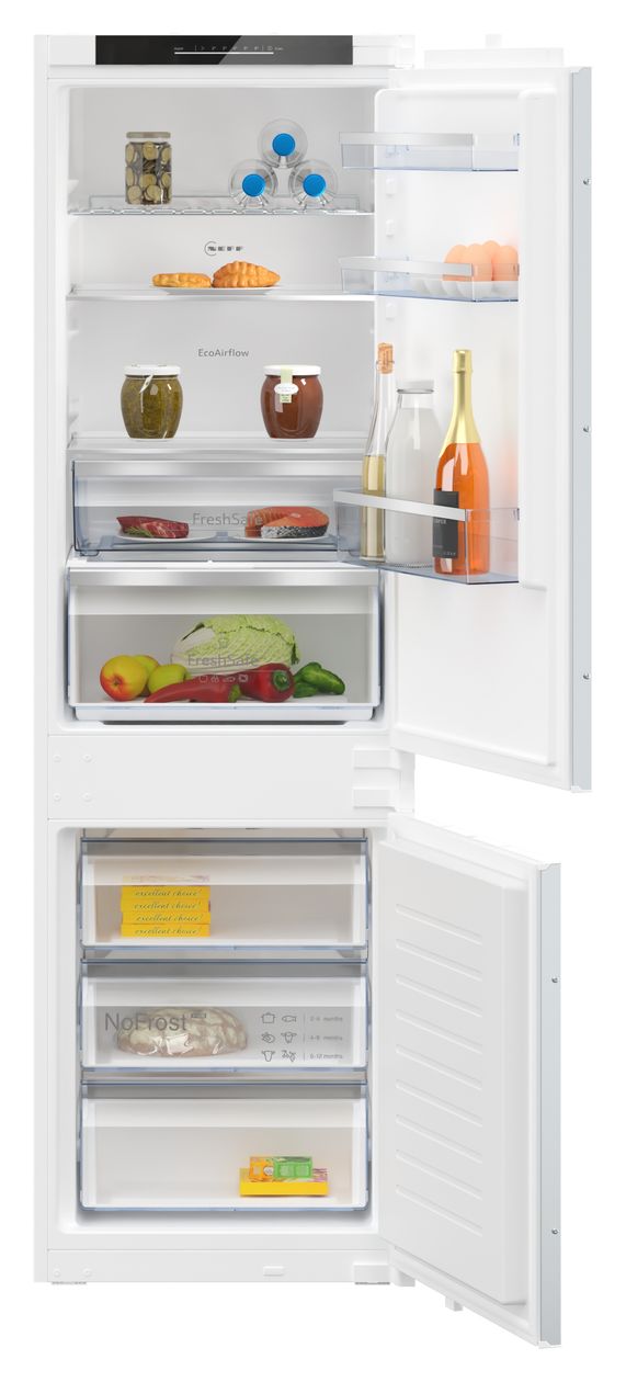 N50 KI7862SE0 Schlepptür 184 l / 76 l 177,5 cm Einbau Kühl-/Gefrierkombination 234 kWh NoFrost 