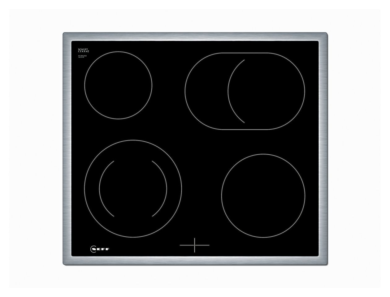 N50 MR1342N herdgesteuertes 60cm Glaskeramik Kochfeld/Herdplatte 4 Zone(n) 