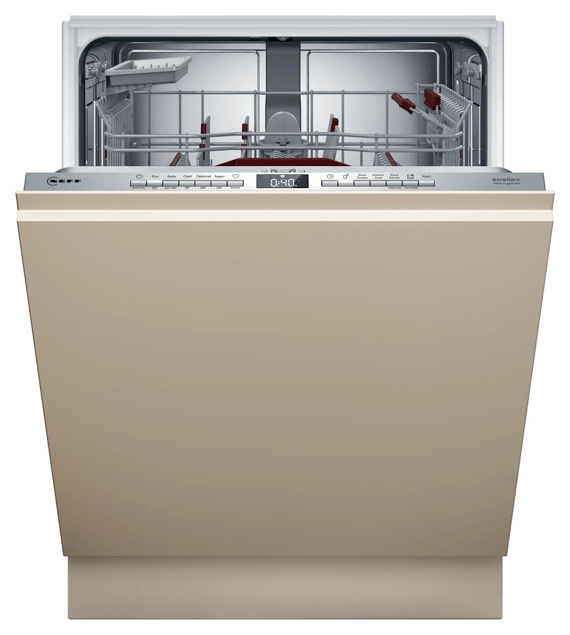 N50 S155EBX04D 60 cm Geschirrspüler vollintegriert (ohne Front) Sehr leise 13 Maßgedecke aquaStop Funktion Wärmetauscher 