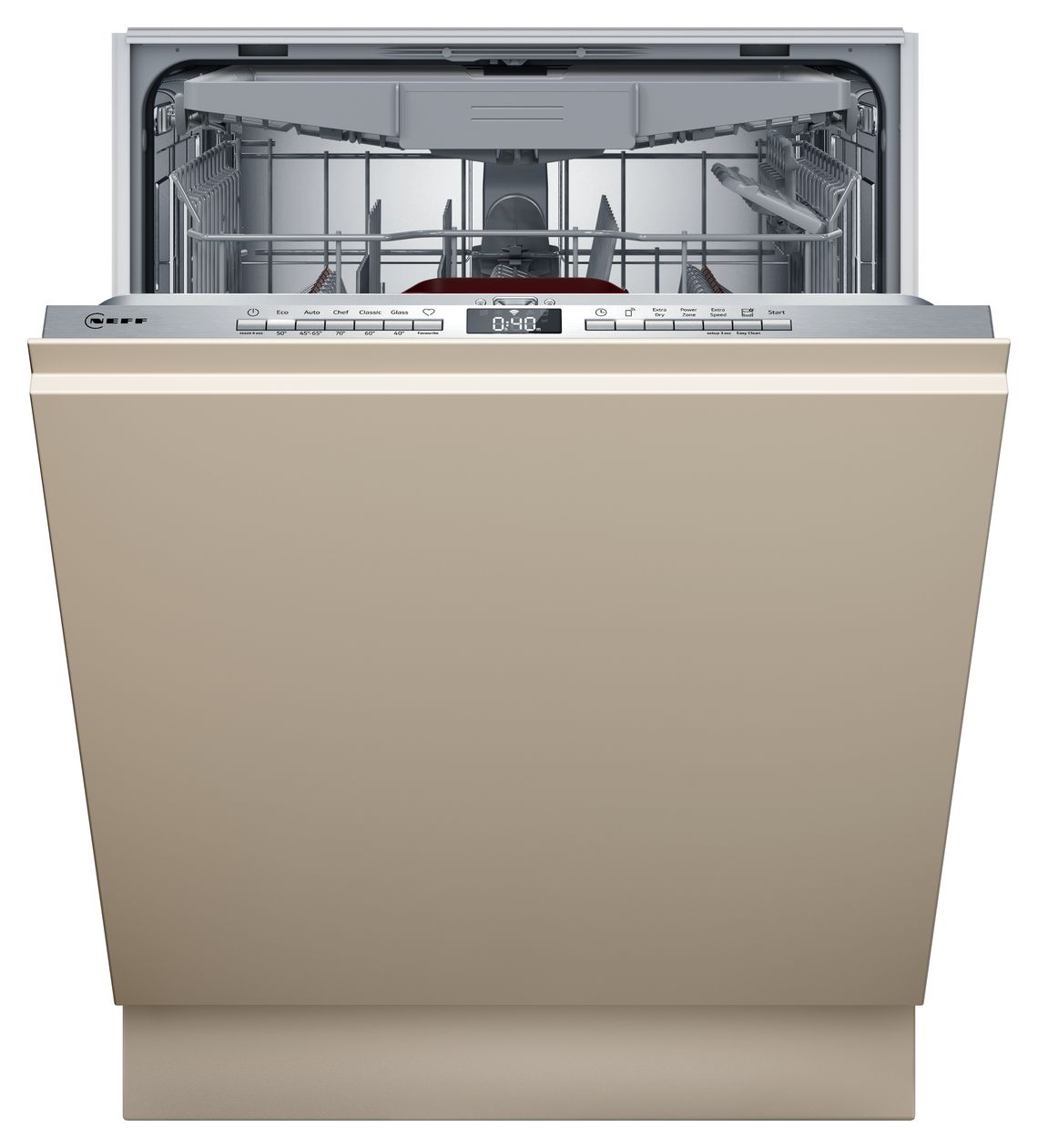 N50 S155EVX04E 60 cm Geschirrspüler vollintegriert (ohne Front) Leise 14 Maßgedecke aquaStop Funktion Wärmetauscher 