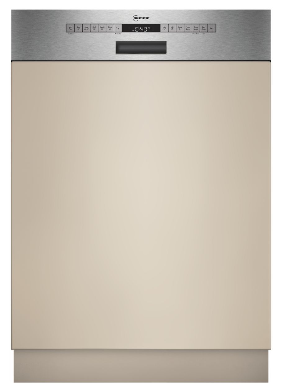 N50 S245ECS15E 60 cm Geschirrspüler teilintegriert (ohne Front) Sehr leise 14 Maßgedecke aquaStop Funktion Wärmetauscher 