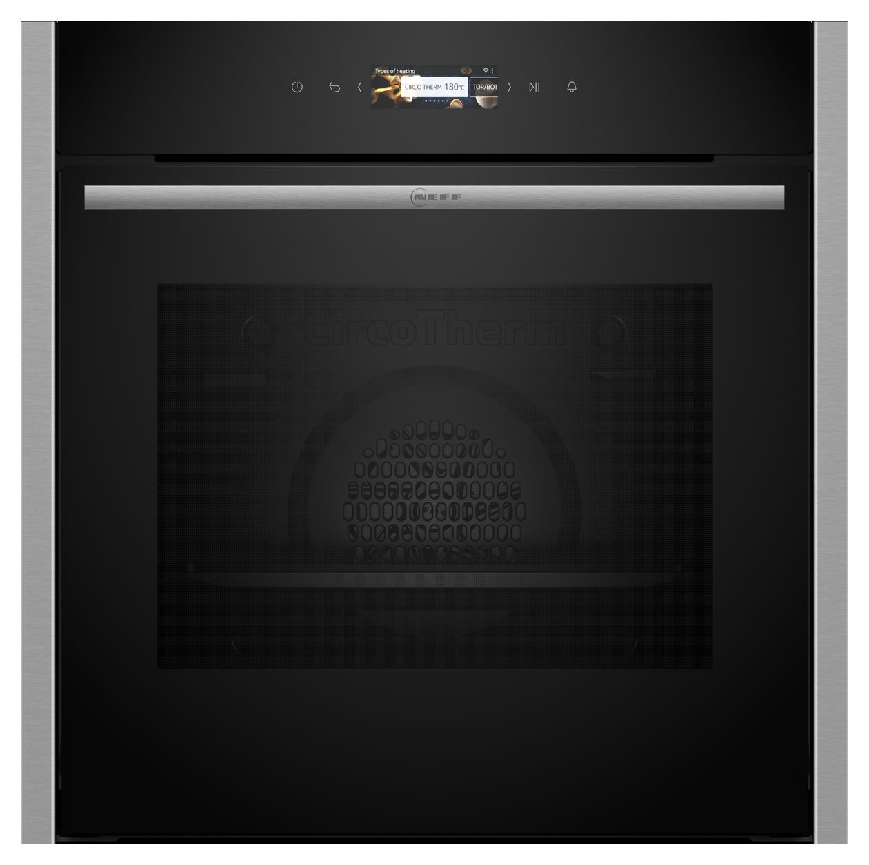 N70 B24CR71N0 Einbaubackofen groß Dampfgaren AutoClean 