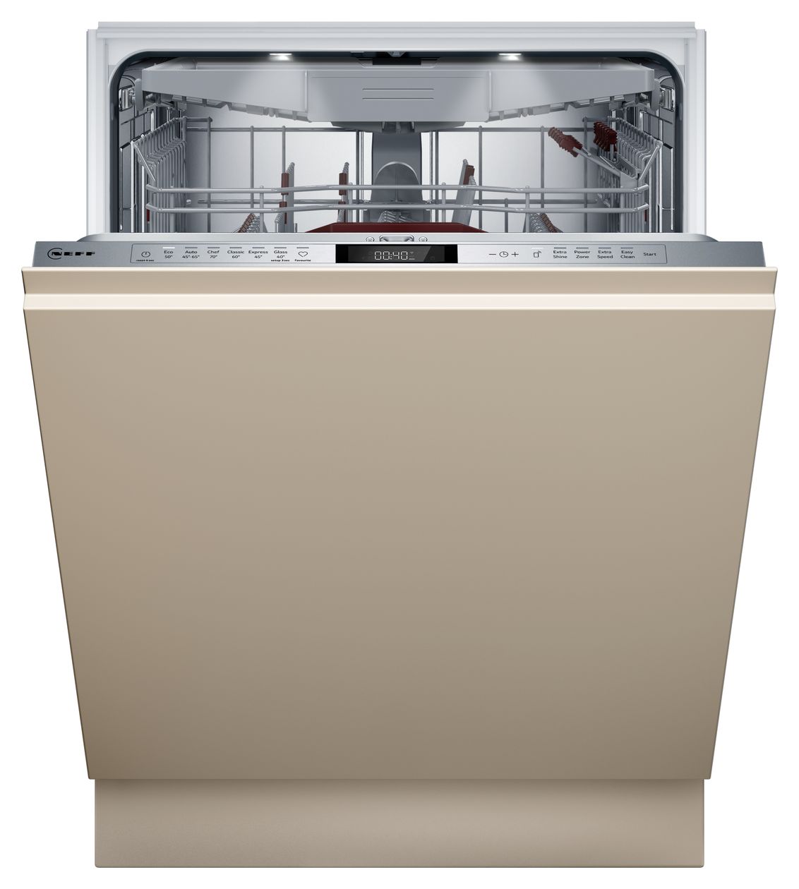 N70 S157ZCX18E 60 cm Geschirrspüler vollintegriert (ohne Front) Sehr leise 14 Maßgedecke aquaStop Funktion Zeolithe 