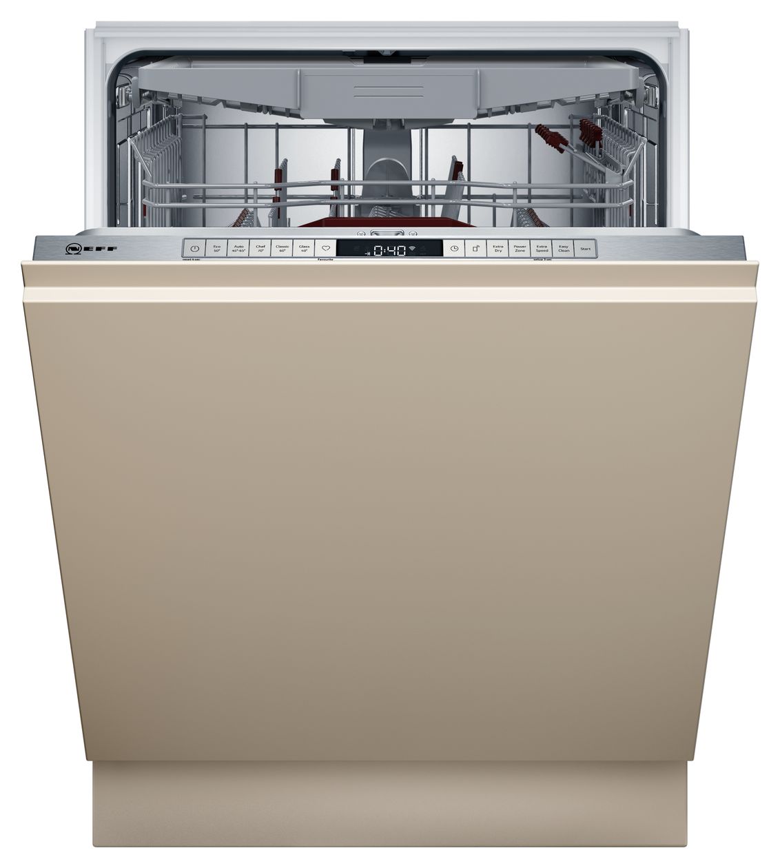 N70 S197TCX00E 60 cm Geschirrspüler vollintegriert (ohne Front) Leise 14 Maßgedecke aquaStop Funktion Zeolithe 