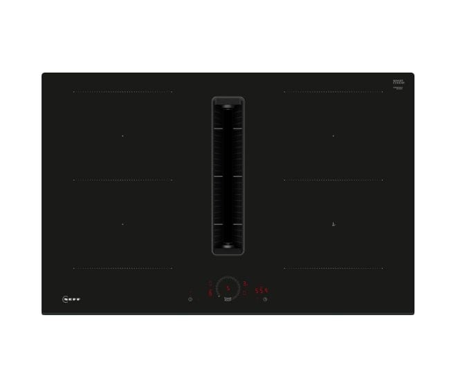 N70 V58FHQ4L0 autarkes 80 cm Induktionskochfeld 4 Kochzonen mit integriertem Dunstabzug 