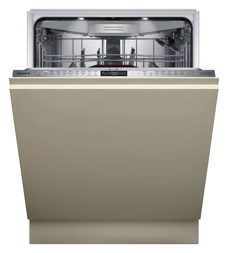 N90 S189ECX0ME 60 cm Geschirrspüler vollintegriert (ohne Front) Sehr leise 14 Maßgedecke aquaStop Funktion Zeolithe 