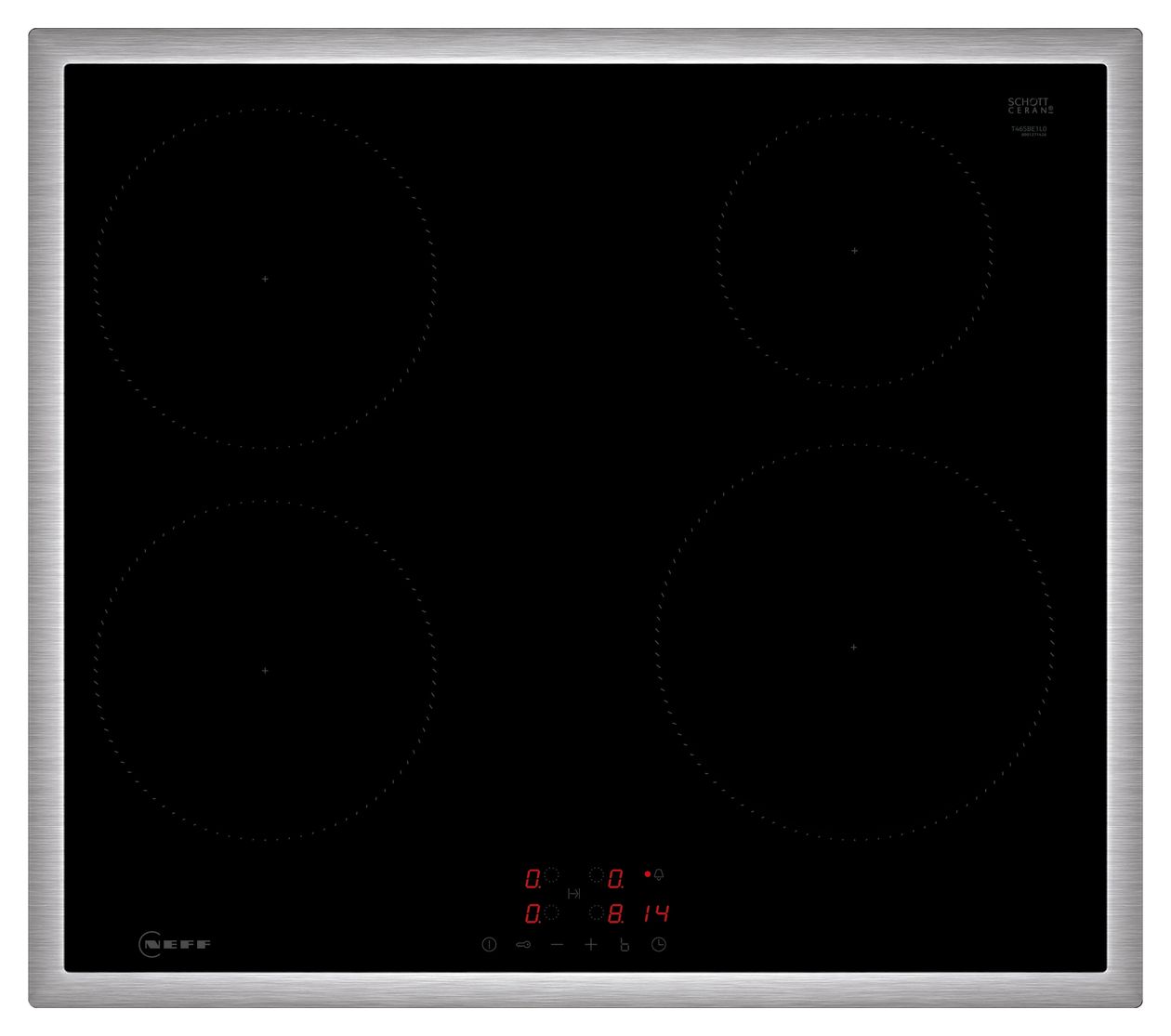 T46SBE1L0 autarkes 60 cm Induktions Kochfeld/Herdplatte 4 Zone(n) 