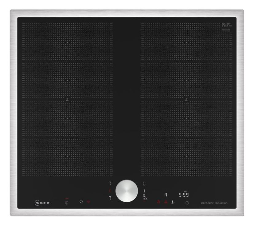 TPLE662F0 (T66STX4M0 + Z943SE0) autarkes 60cm 60 cm Induktions Kochfeld/Herdplatte 4 Zone(n) 