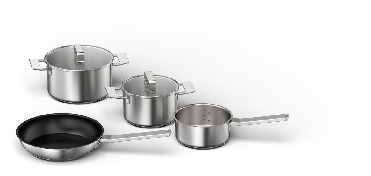 Z9404SE0 Pro Induction 4 teiliges Topfset  (Edelstahl) 