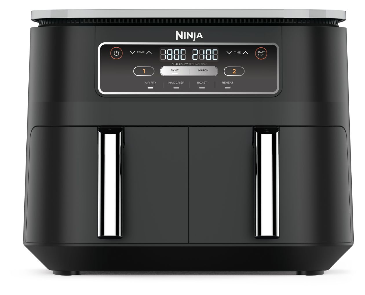 AF200EU Doppel Heißluftfritteuse 7,6 l 2400 W  (Schwarz) 