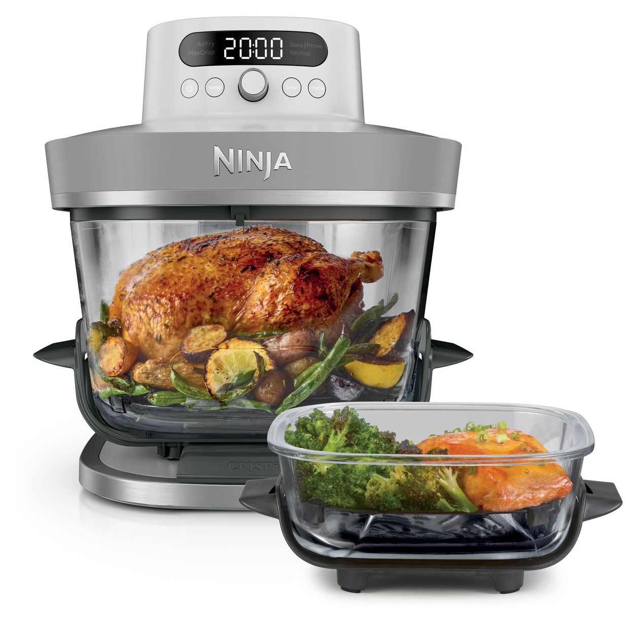AS090EUWH Crispi Pro 5-in-1 Heißluftfritteuse 5,7 l 2000 W  (Weiß) 