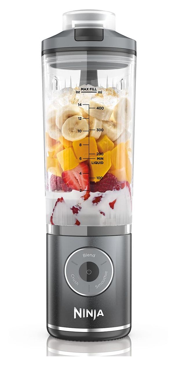 BC251EU Blast Max 0,57 l Standmixer 3 Geschwindigkeiten  (Grau, Transparent) 