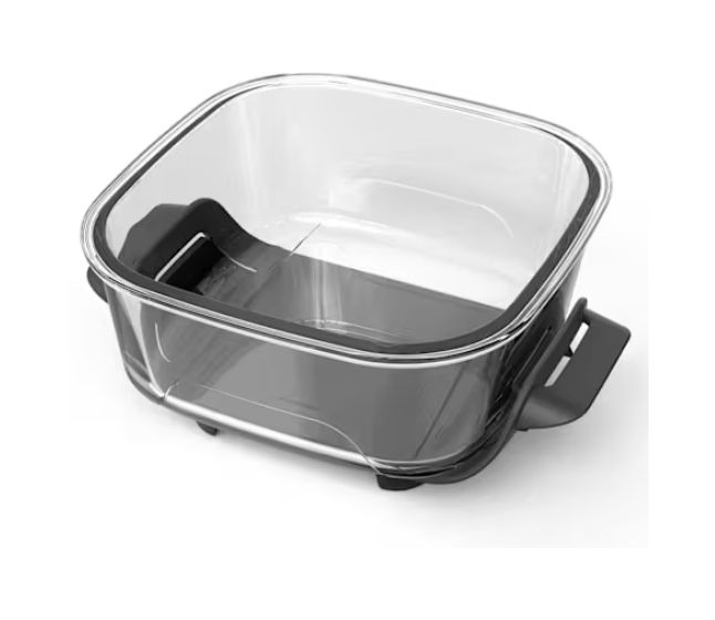 Crispi TempWare Glasbehälter Container Quadratisch 1,4 l Glas  (Transparent) 