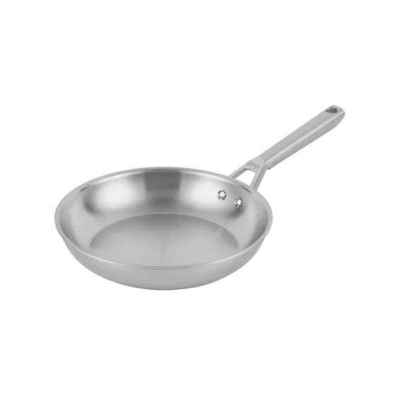 EverClad Edelstahl-Pfanne 20cm Allzweckpfanne 20 cm Rund Edelstahl 