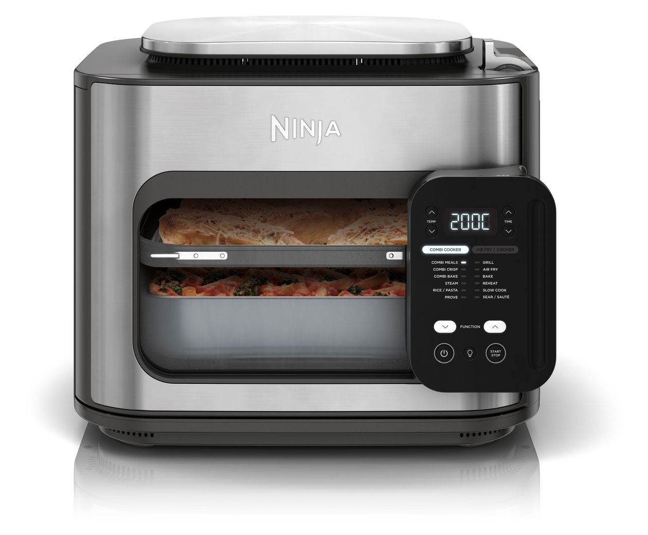 SFP700EU  12-in-1 Multikocher, Ofen & Heißluftfritteuse 12,5 l 1780 W  (Schwarz, Edelstahl) 