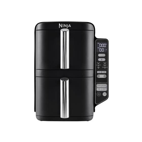 SL300EU Doppel Low Fat Fritteuse 7,6 l 2470 W  (Schwarz) 