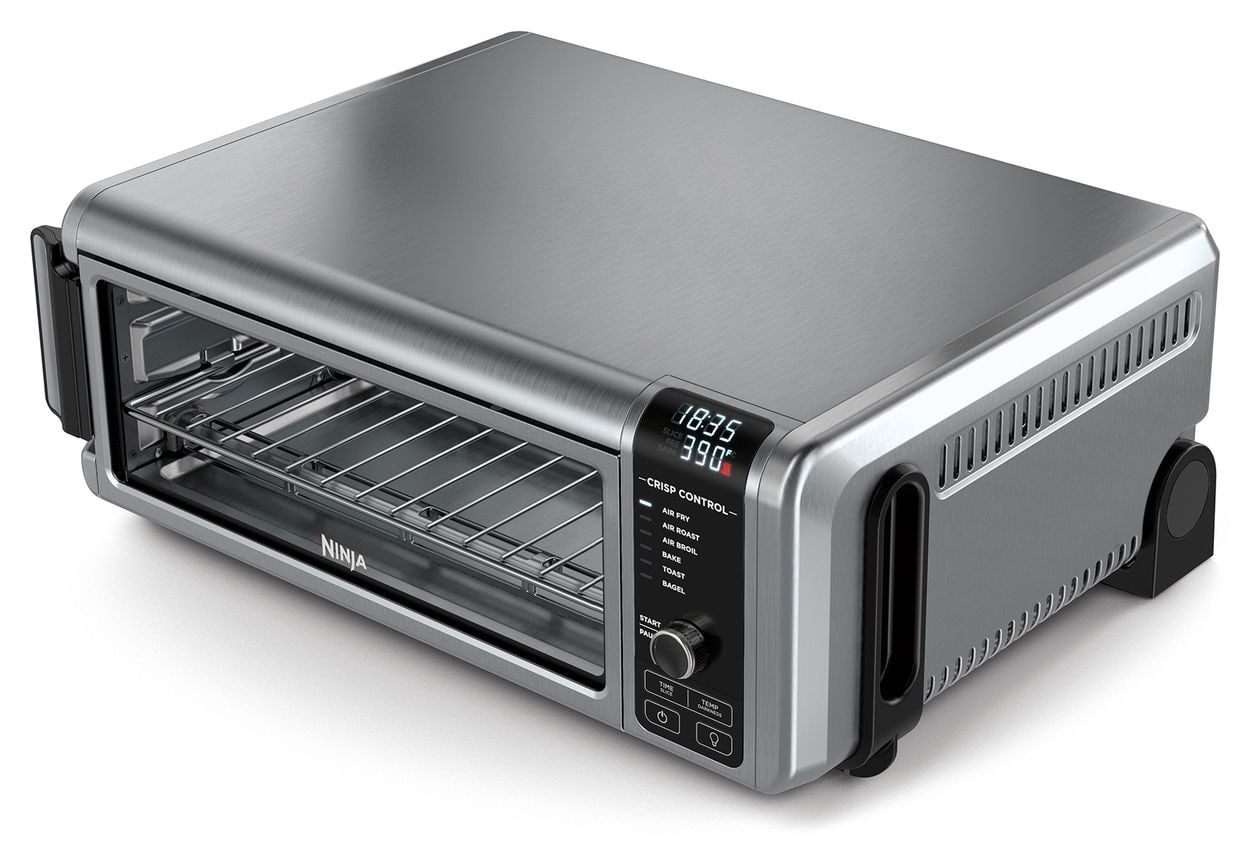 SP101 Foodi 8-in-1 Heißluft Minibackofen 2400 W  (Schwarz, Edelstahl) 