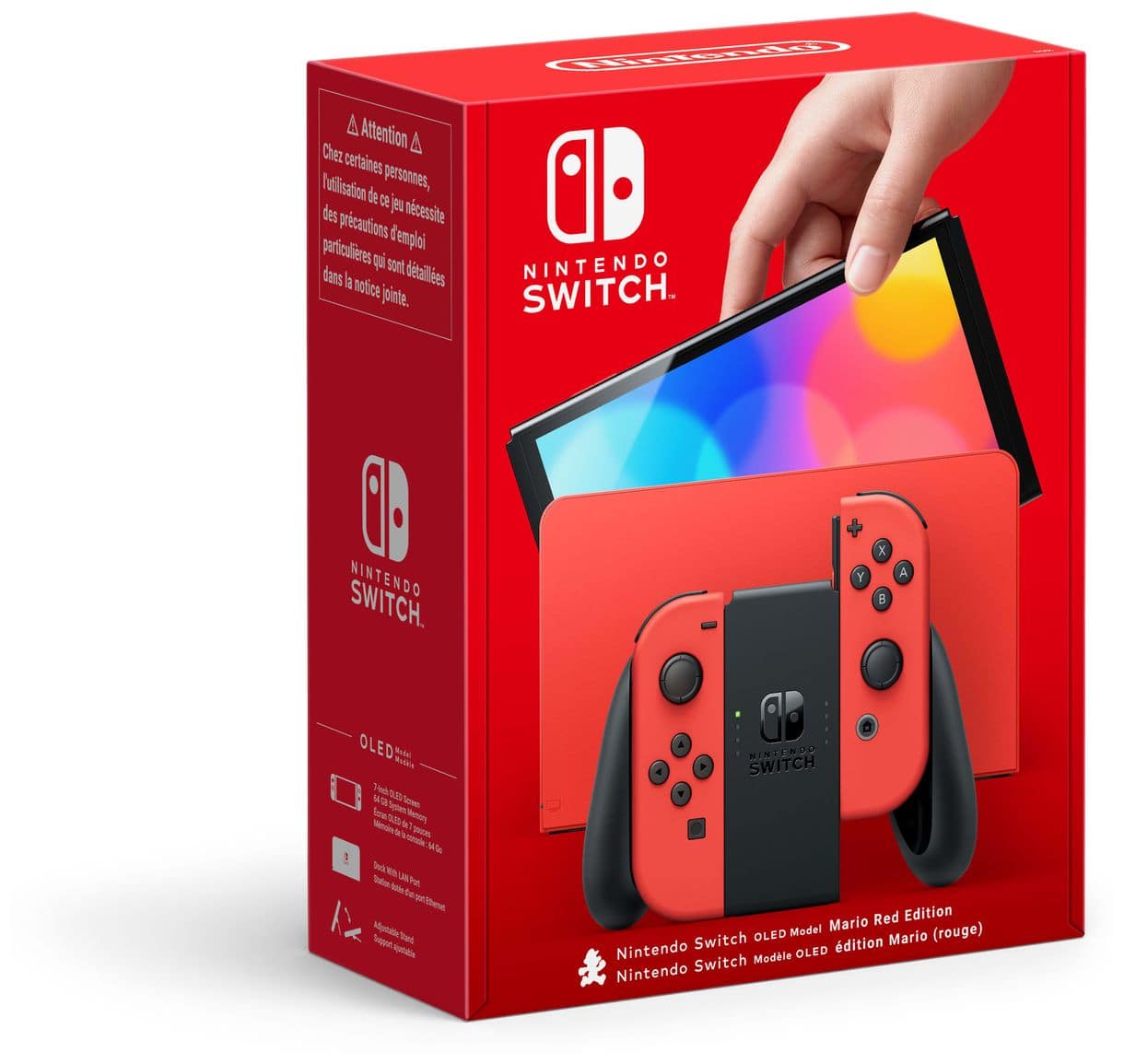 Switch OLED Mario Red Edition Rot 