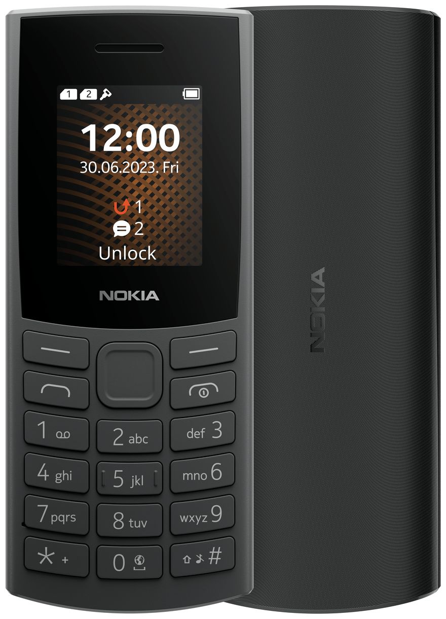 105 4G Smartphone 4,57 cm (1.8 Zoll) Dual Sim (Anthrazit) 