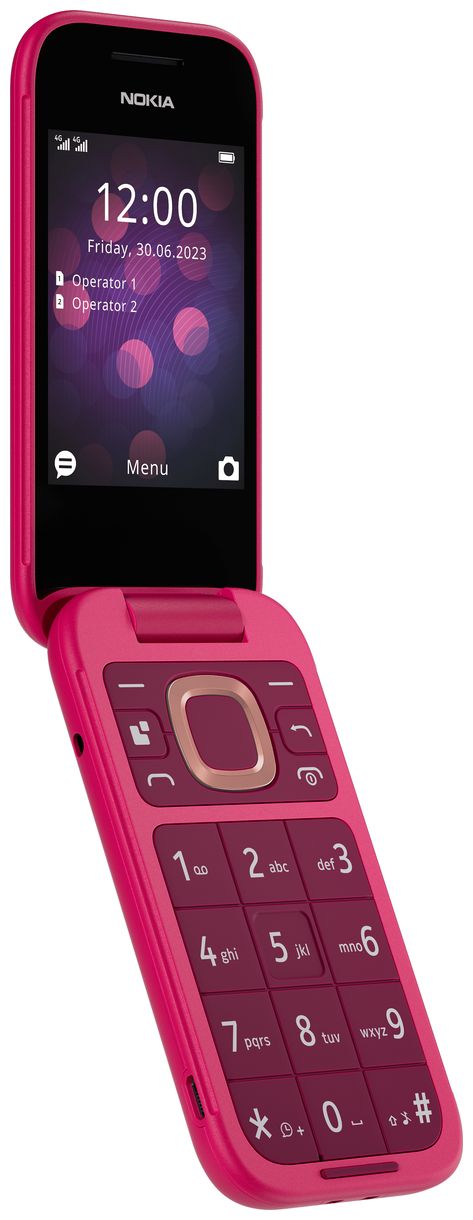 2660 Flip Smartphone Dual Sim (Pink) 
