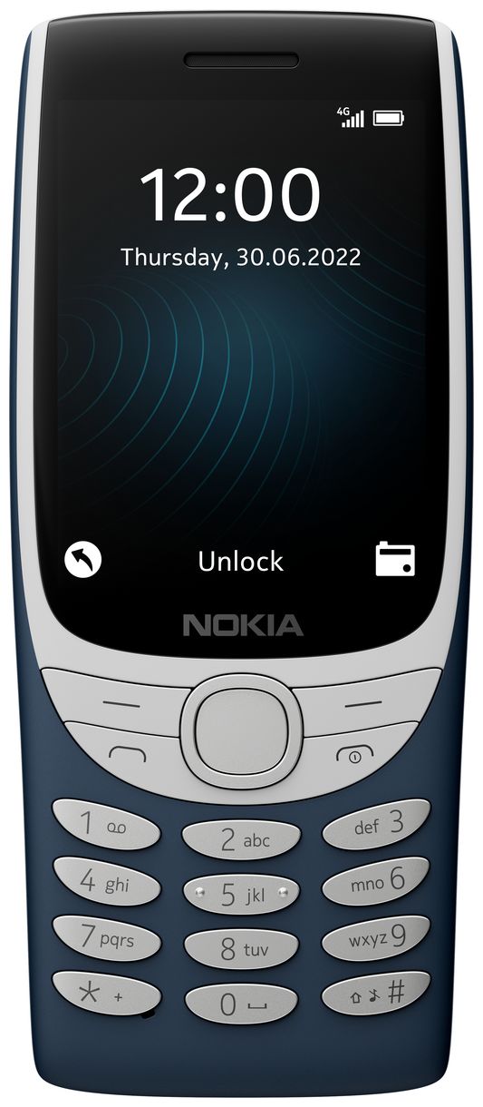 8210 4G Smartphone 7,11 cm (2.8 Zoll) 0,3 MP Dual Sim (Dark Blue) 