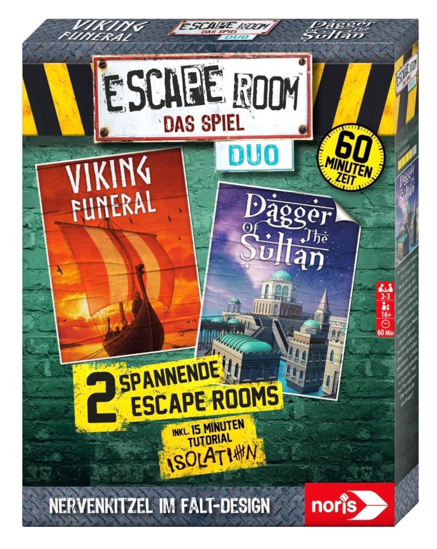 Escape Room Das Spiel Duo - Sultan & Vikings Brettspiel bis zu 3 Spielern ab 16 Jahr(e) 