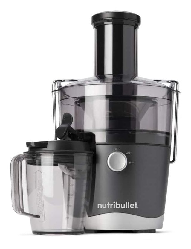 NBJ100G Entsafter 800 W  (Schwarz, Grau) 